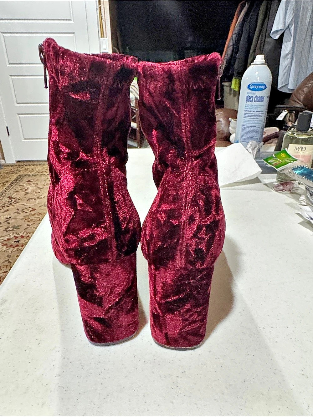MIA Velvet Over-the-Knee Boots Size 8M Like New